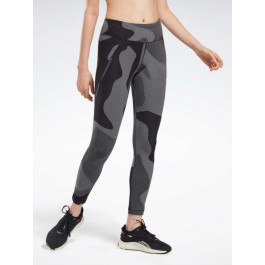   Reebok Спортивні легінси  Ts Lux Tight- Jacqu GS6516 S Black (4064057841678)