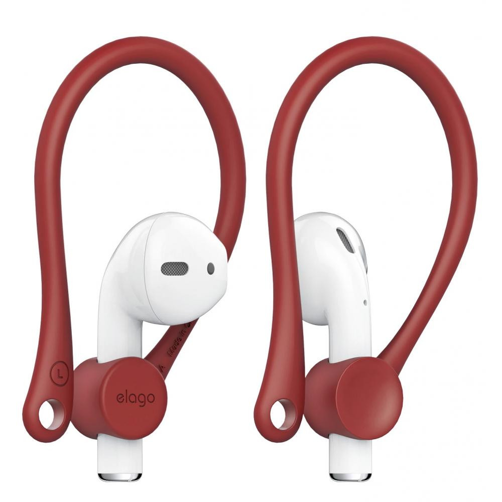 Elago Держатель  Earhook для AirPods Red (EAP-HOOKS-RD) - зображення 1