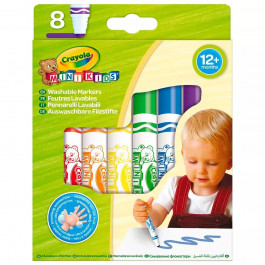   Crayola Широкие фломастеры  Mini Kids легко смываемые 8 шт 256255.112