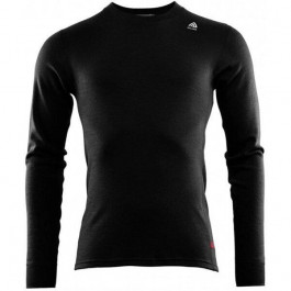   Aclima Термолонгслів чоловічий спортивний демісезонний вовняний  WarmWool Crew Neck Man S Black (7034041001