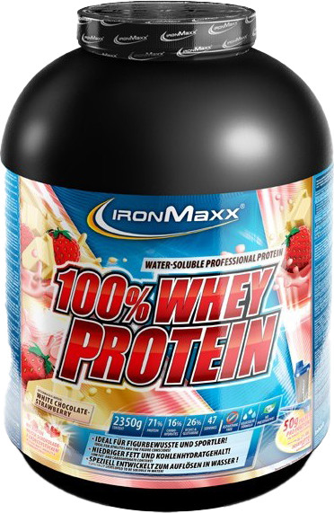 IronMaxx 100% Whey Protein 2350 g /47 servings/ Banana Yogurt - зображення 1