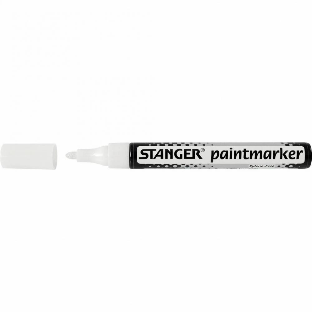 Stanger Маркер перманентный Stanger 2-4 мм Paint белый MARKER-PER-ST-M400-W - зображення 1