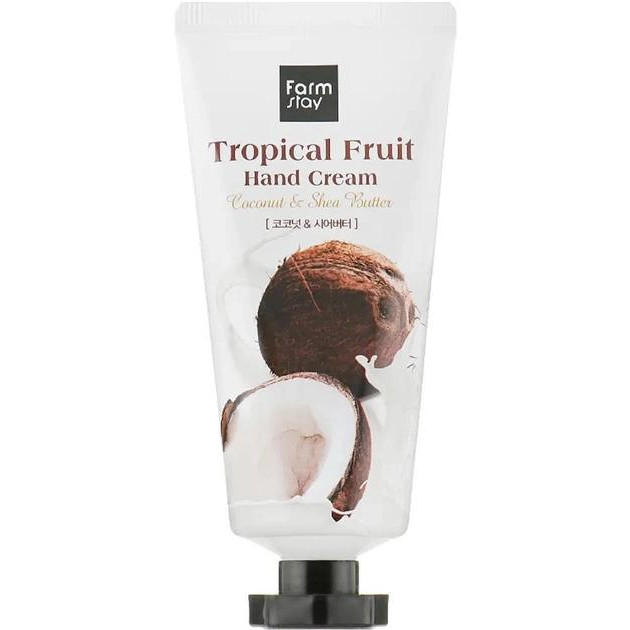 FarmStay Крем для рук  Tropical hand Cream Coconut 50 мл (8809638300405) - зображення 1