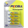 PKCELL AA 1300mAh NiMh 4шт (PC/AA1300-4BR) - зображення 1