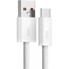 Baseus Dynamic Series Fast Charging Data Cable USB to Type-C 100W 1m White (CALD000602) - зображення 2