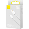 Baseus Dynamic Series Fast Charging Data Cable USB to Type-C 100W 1m White (CALD000602) - зображення 6