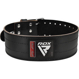   RDX RD1 4 Powerlifting Leather Gym Belt, Black XL (WPB-RD1B-XL)