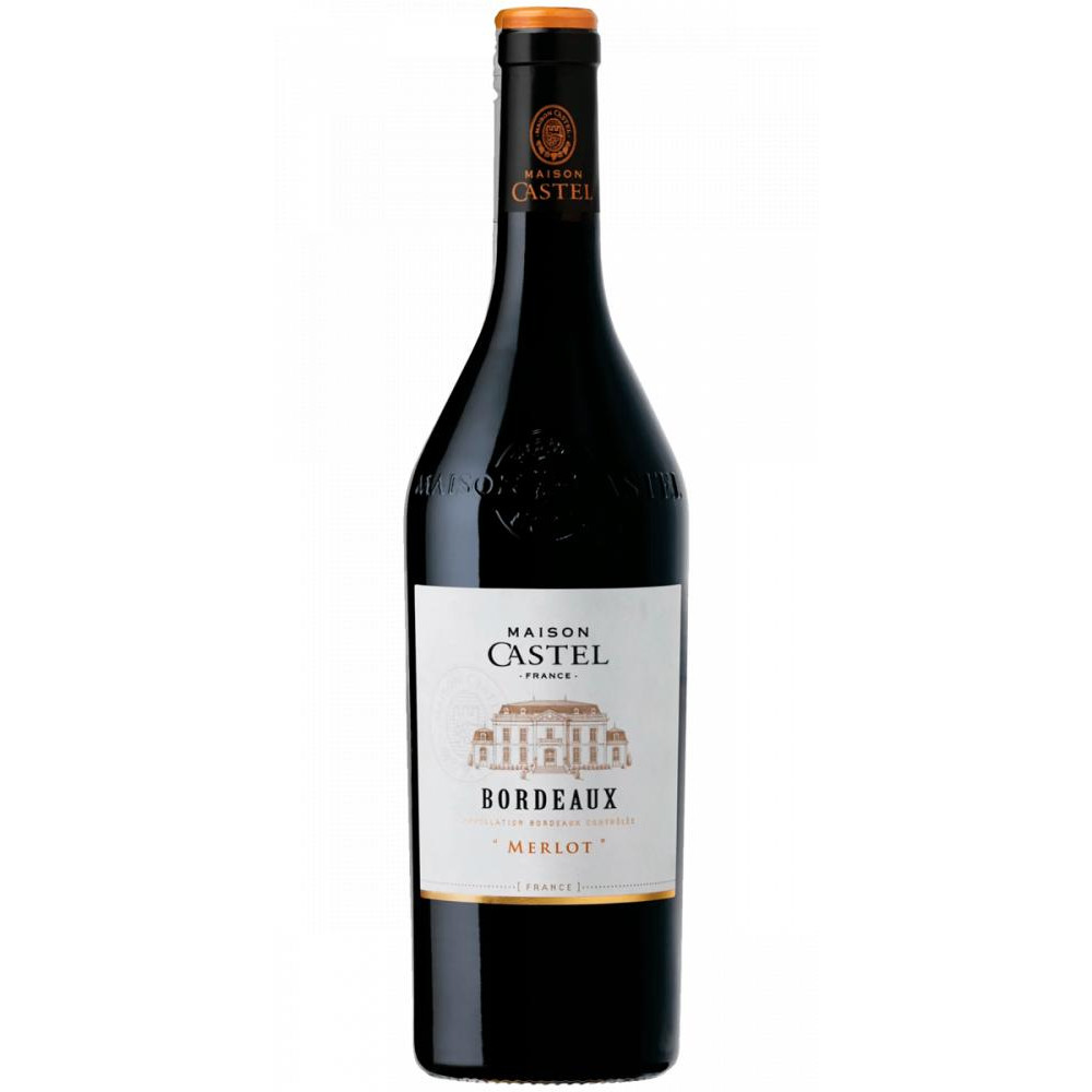 Maison Castel Вино  Bordeaux Merlot червоне сухе 0.75 л 13% (3211201046613) - зображення 1