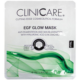   ClinicCare Маска  EGF Glow anti-pigmentation mask with 0.5% HA Осветляющая 35 мл (635346370427)