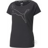 PUMA Чорна жіноча футболка  Train Favorite Jersey Cat Tee 522420/01 - зображення 1