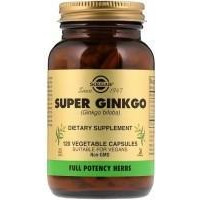 Solgar Гинкго Билоба Супер, Super Ginkgo Biloba, , 120 желатиновых капсул (SOL03915) - зображення 1