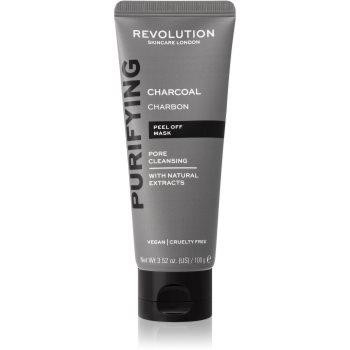 Revolution Skincare Purifying Charcoal маска-пілінг від чорних цяток з активованим вугіллям 100 гр - зображення 1