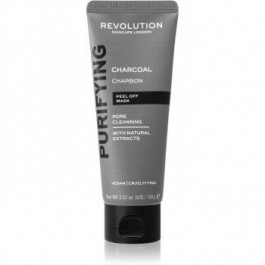   Revolution Skincare Purifying Charcoal маска-пілінг від чорних цяток з активованим вугіллям 100 гр