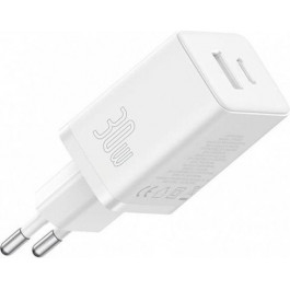   Baseus Cube Fast Charger C+U 30W White (P10111404213-00)