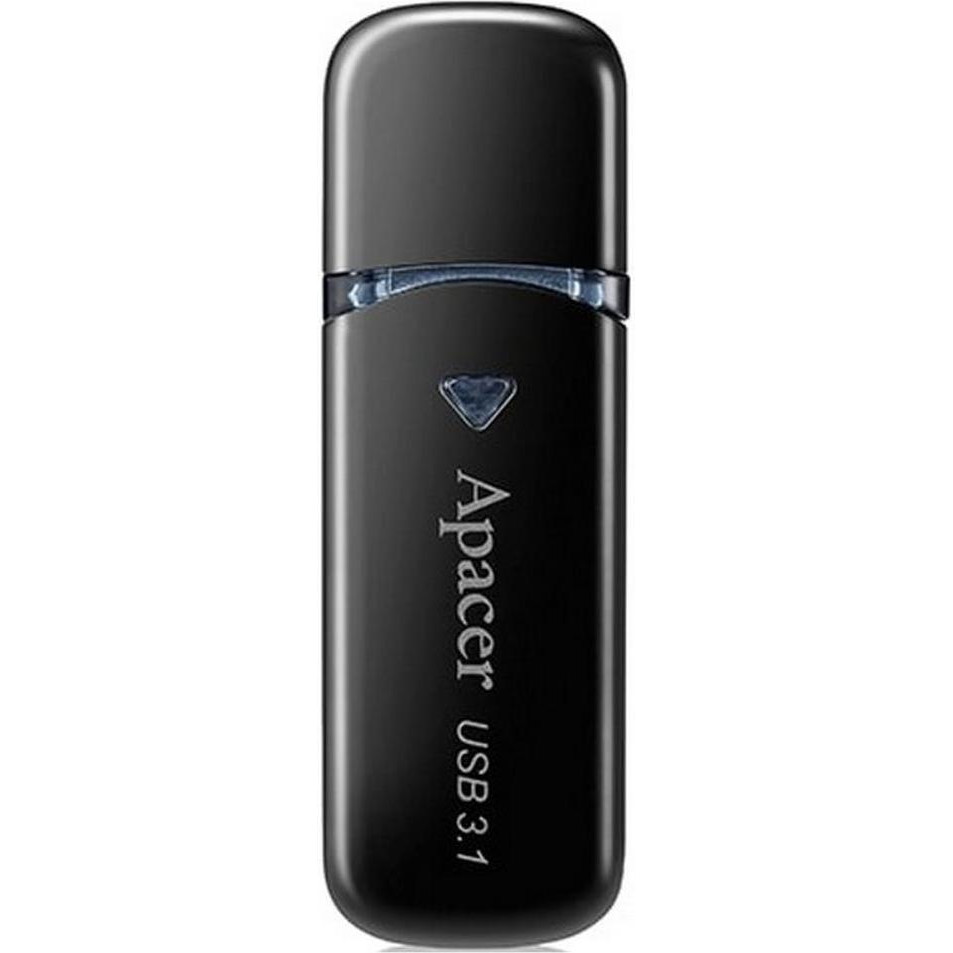 Apacer 32 GB AH355 USB 3.0 Black (AP32GAH355B-1) - зображення 1