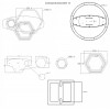 Esllse Керована світлодіодна люстра LORA DOUBLE 78W H-ON/OFF-460х65-WHITE/WHITE-220-IP20 (10117) - зображення 6