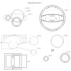 Esllse Керована світлодіодна люстра LORA DOUBLE 78W R-ON/OFF-460х65-WHITE/WHITE-220-IP20 (10119) - зображення 4