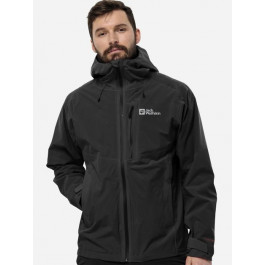   Jack Wolfskin Спортивна вітрівка чоловіча  Eagle Peak 2L Jkt M 1112994-6352 S Темно-сіра (4064886001212)