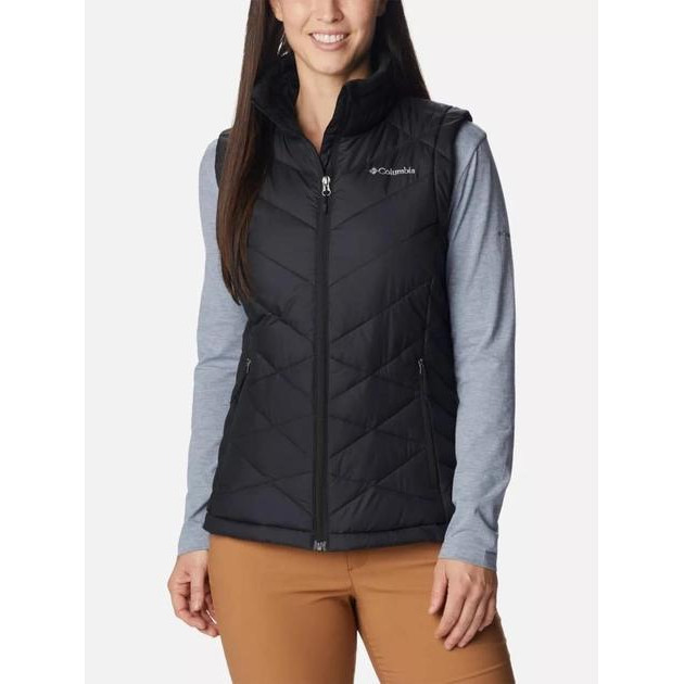 Columbia Теплий жилет короткий жіночий  Trail Heavenly Vest 1738141-010 S Чорний (019054042606) - зображення 1