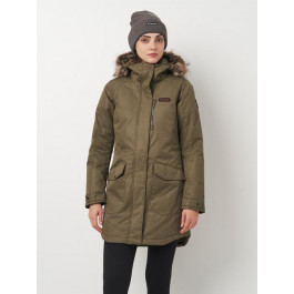   Columbia Парка зимова з хутром жіноча  Suttle Mountain Long Insulated Jacket 1799751-397 XS Зелена (099005478