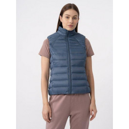   4F Теплий жилет короткий жіночий  Vest F072 4FAW23TVESF072-32S S Синій (5904698480586)