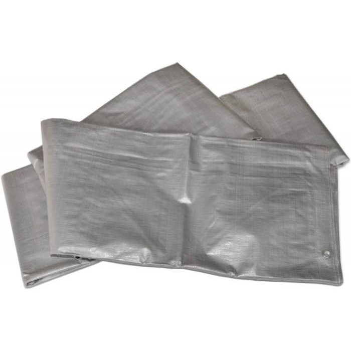 MaaN Tarpaulin 120g SILVER 4х5m (7633) - зображення 1