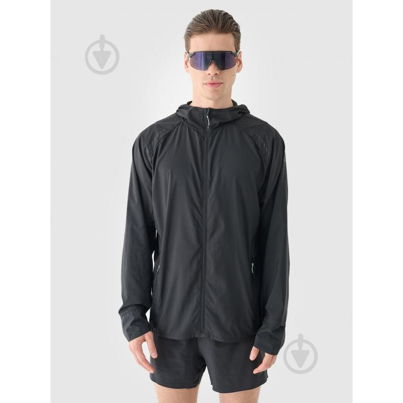 4F Спортивна вітровка чоловіча  Technical Jacket M553 4FWAW24TTJAM553-22S M Чорна (5905700085942) - зображення 1