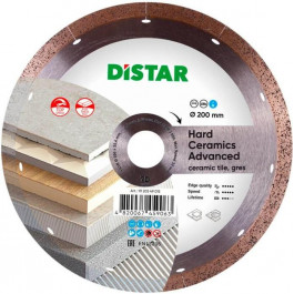   Distar Круг алмазный отрезной 1A1R 200x1,3x10x25,4 Hard ceramics Advanced (11120349015) (керамическая плитк