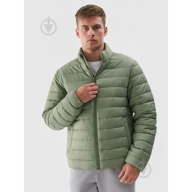 4F Пуховик зимовий короткий чоловічий  Down Jacket M483 4FWAW24TDJAM483-43S M Зелений (5905700063353) - зображення 1