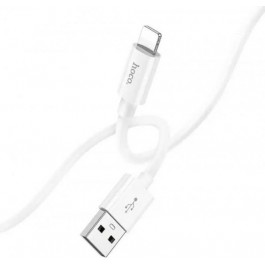   Hoco X87 Magic silicone USB Type-C to Lightning 1m White (6931474783189)