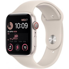   Apple Watch SE 2 GPS + Cellular 40mm Starlight Alu. Case w. Starlight Sport Band - S/M (MNTK3/MRFY3/MRFW3)