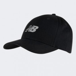   New Balance Чорна кепка  Cap 6 Panel Structured nblLAH41013BK