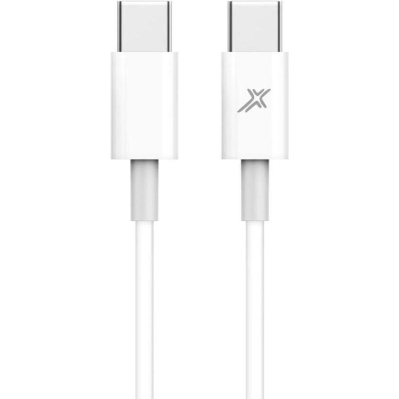 Grand-X USB Type-C to USB Type-C 20W 1m White (CC-03W) - зображення 1