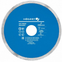   HOEGERT 230х22,23х1,8 мм (HT6D758)