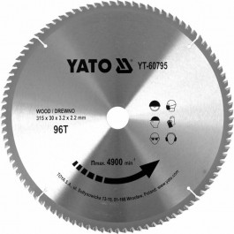   YATO YT-60795 (315x30x3.2x2.2 мм), 96 зубцов