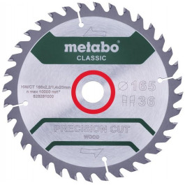   Metabo Precision Cut Wood - Classic 165x20x42T