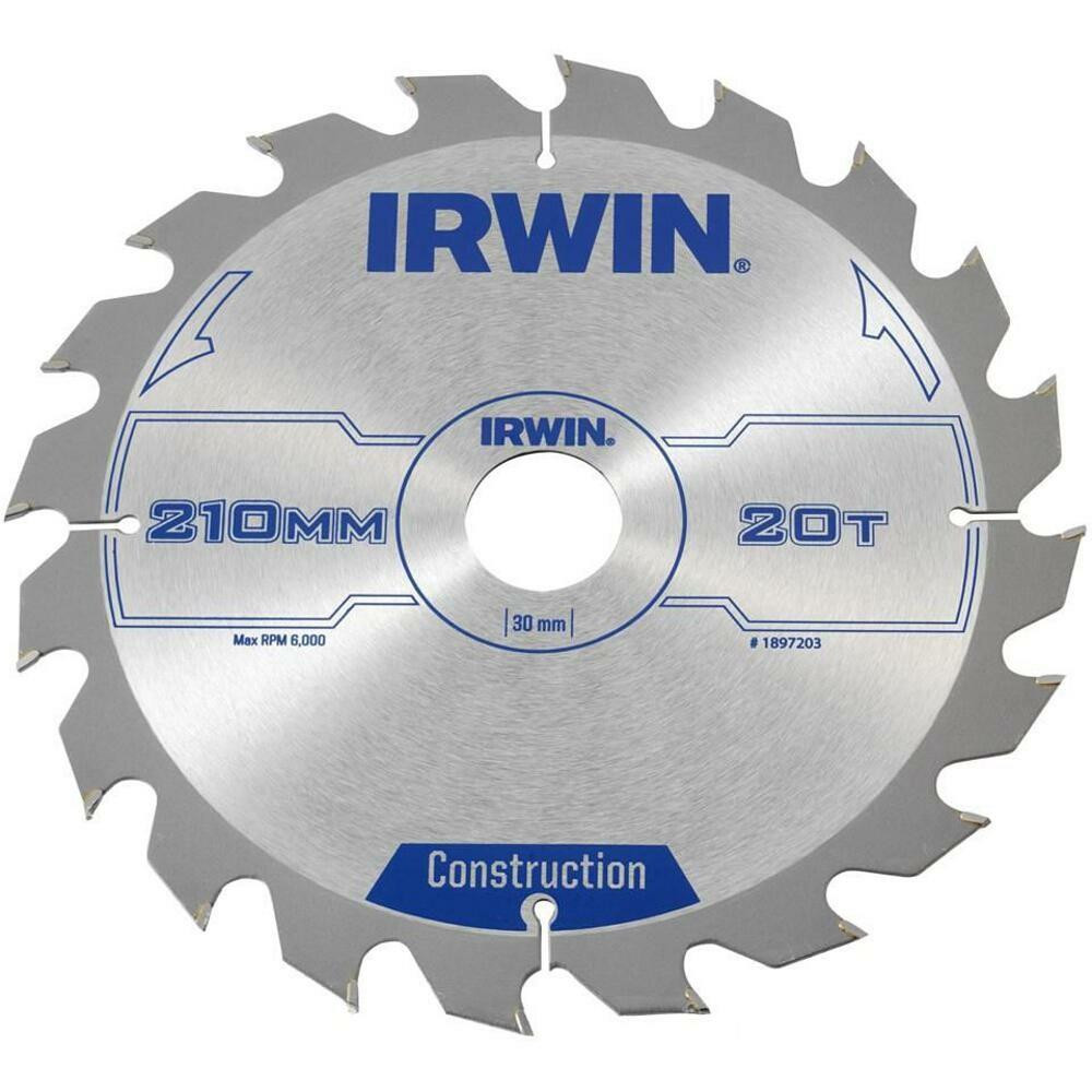 Irwin Диск пильный по деревоматериалам IR CSB 210x20Tx30, IRWIN (1897203) - зображення 1