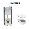 Geberit Duofix 458.126.00.1+Geberit Selnova Rimfree 501.545.01.1 - зображення 1