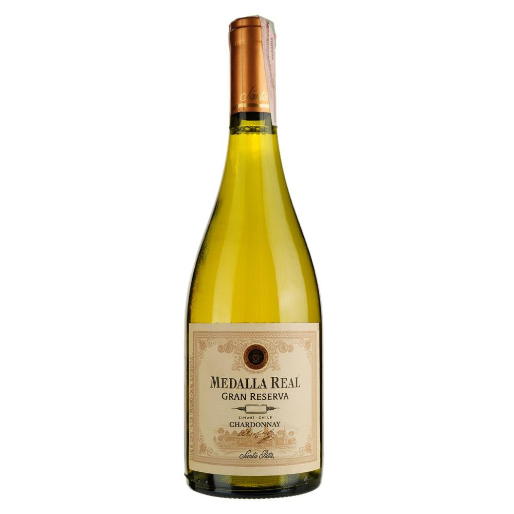 Santa Rita Вино Medalla Real Gran Reserve Chardonnay Leyda Valley D.O., біле, сухе, 13,5%, 0,75 л (780433013120 - зображення 1