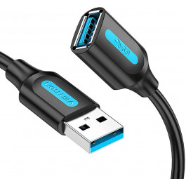   Vention USB 3.0 AF/AM 3m Black (CBHBI)