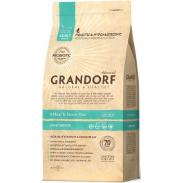   Grandorf Adult Indoor 4 Meat & Brown Rice 0,4 кг (5404009589040)