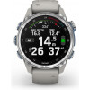 Garmin Descent Mk3 43 mm Stainless Steel with Fog Gray Silicone Band (010-02753-04/03) - зображення 2