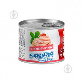   SuperDog паштет з яловичиною 200 г (4823089348865)