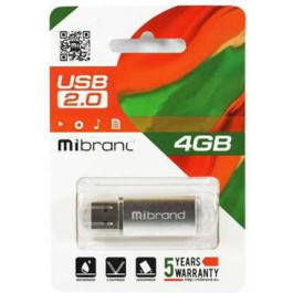   Mibrand 4 GB Cougar Silver (MI2.0/CU4P1S)