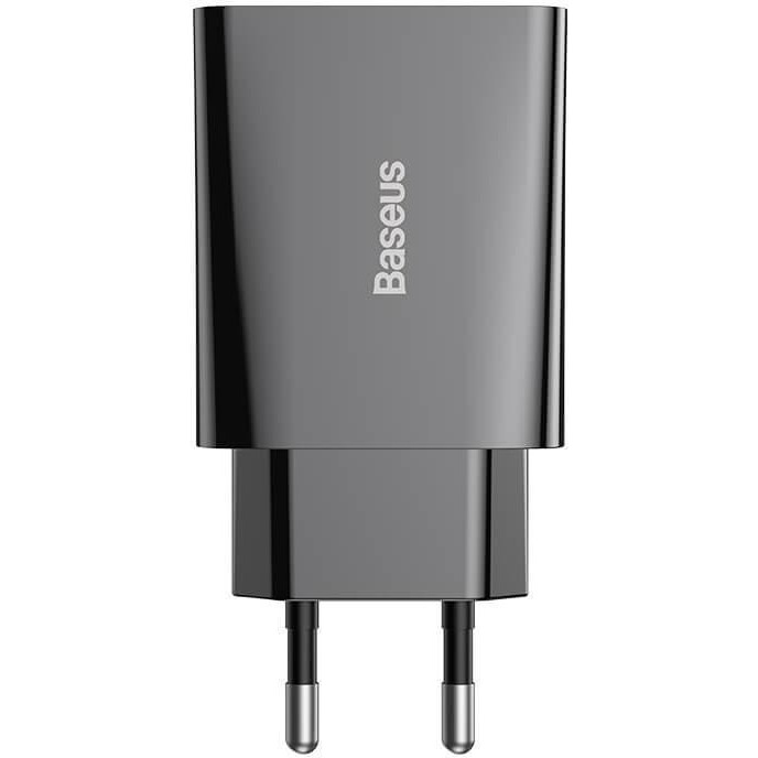 Baseus 20W QC 1С Black (CCFS-SN01) - зображення 1