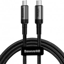   Baseus Cafule PD2.0 60W flash charging USB Type-C 20V 3A 1M Grey+Black (CATKLF-GG1)