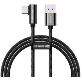   Baseus Legend Series Elbow Fast Charging Data Cable USB to Type-C 66W 1m Black (CATCS-B01)