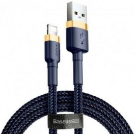   Baseus cafule Cable USB For iP 2.4A 1m Gold+Blue (CALKLF-BV3)