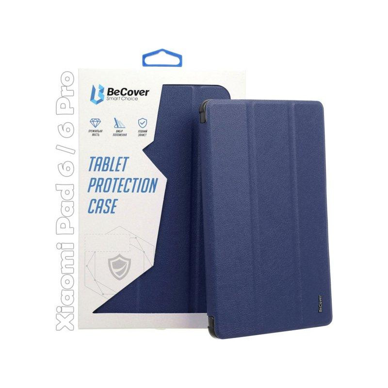 BeCover Чохол-книжка  Smart Case для Xiaomi Mi Pad 6 / 6 Pro 11" Deep Blue (709491) - зображення 1