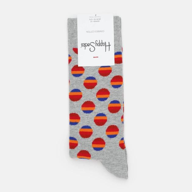 Happy socks Шкарпетки  00-2025*60 котон One Size Сірі (2200004960456) - зображення 1